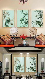 网红竹子客厅图片,清新自然，打造家居绿意盎然空间