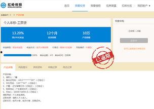 红岭创投专区网贷风云,网贷风云中的稳健之选