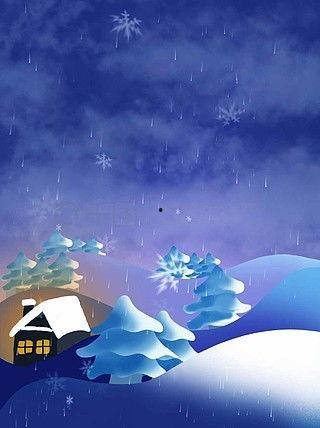 今日头条雪景背景图,冬日雪景美不胜收”